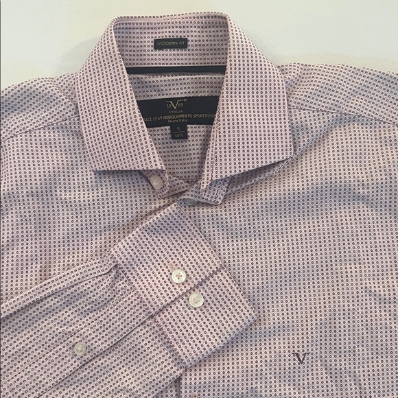 Versace 19-69 Abbigliamento Sportive SRL Men's Button Down Shirt Purple Size S - Picture 1 of 8